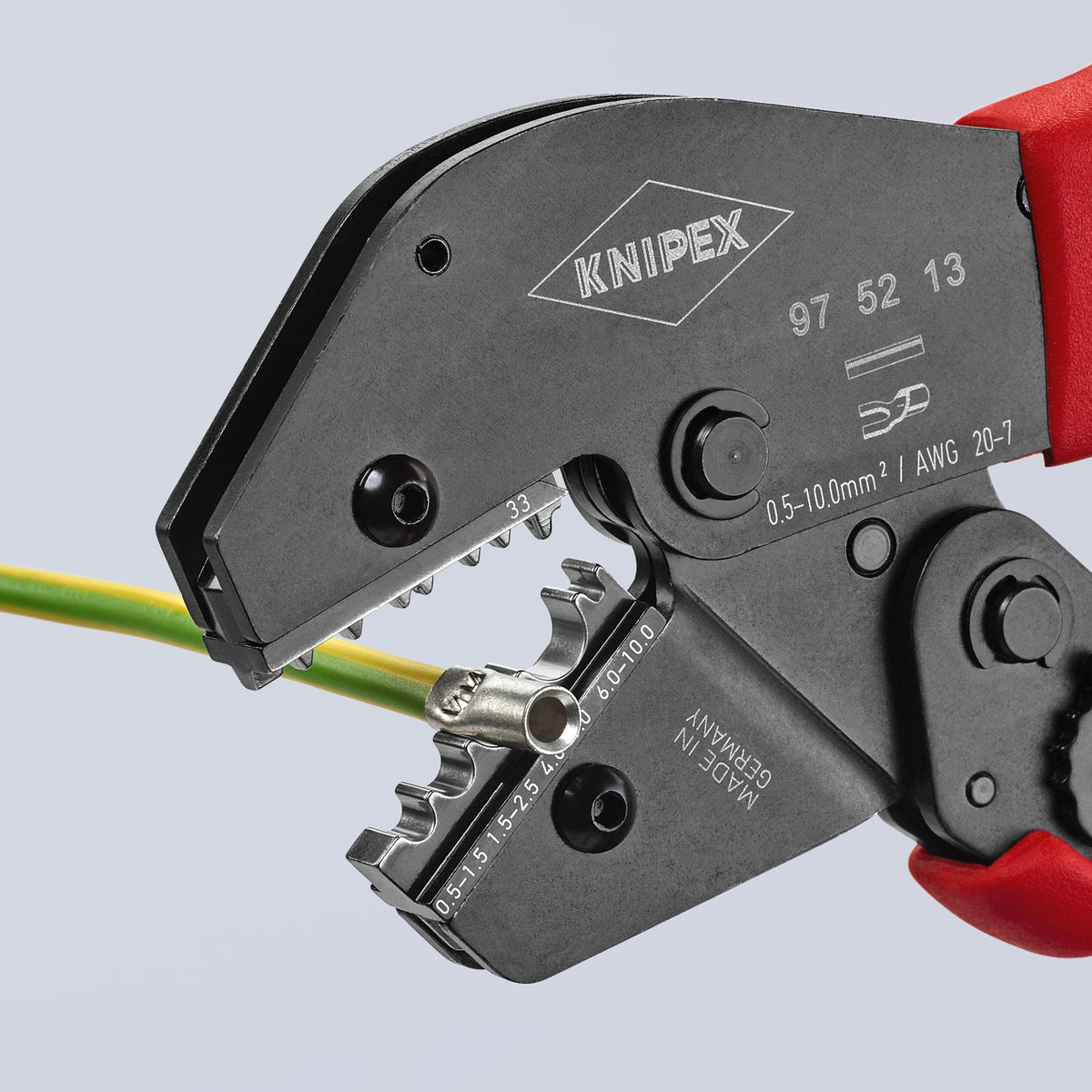 KNIPEX 9.95-in Electrical Crimping Pliers, 97 52 13
