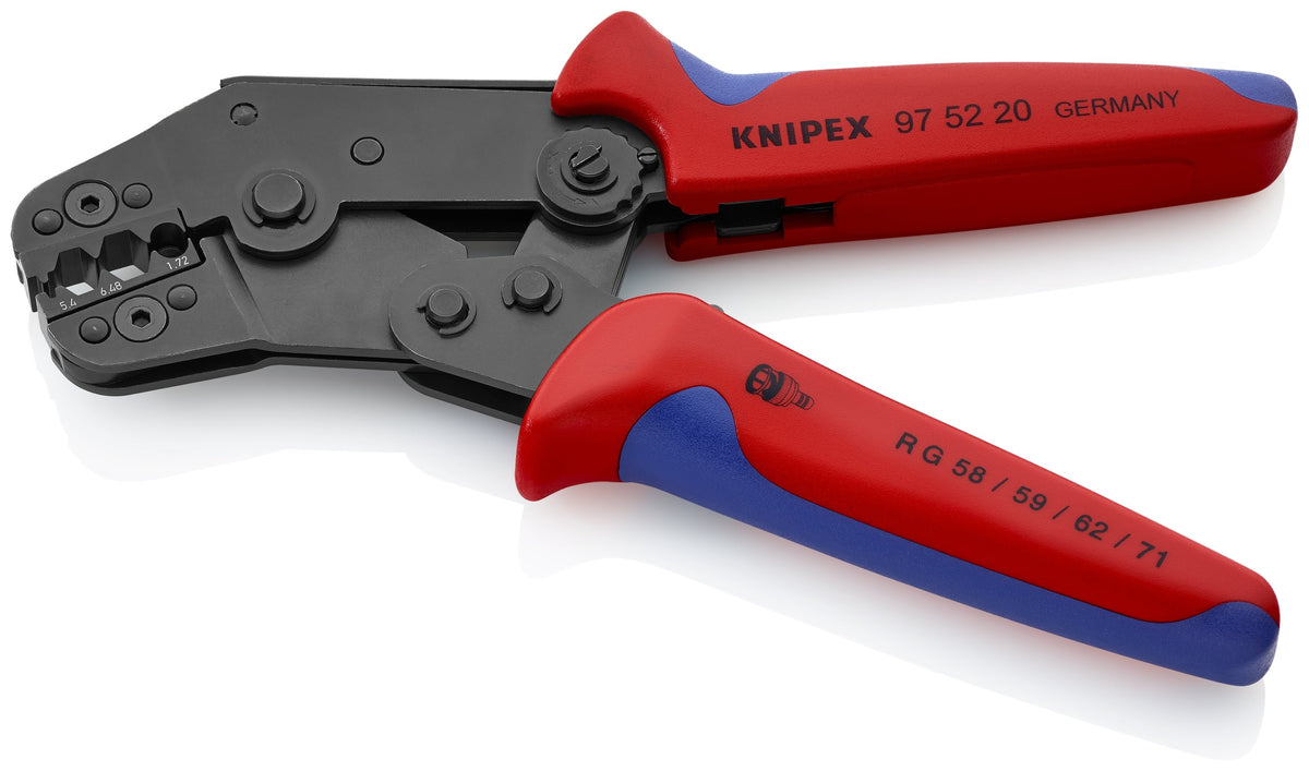KNIPEX 7.6-in Electrical Crimping Pliers, 97 52 20