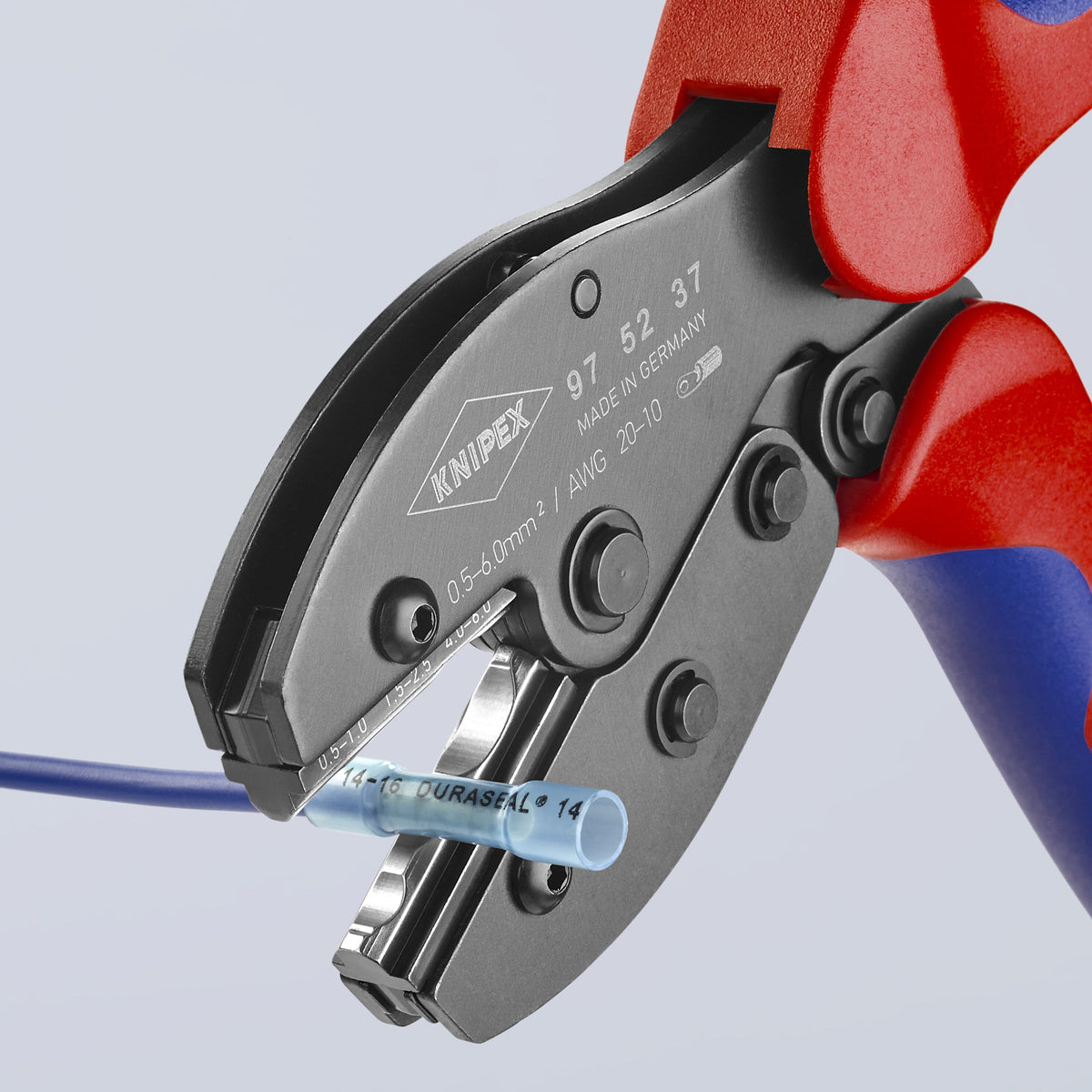 KNIPEX 8.55-in Crimping Pliers, 97 52 37