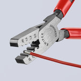 KNIPEX 5.85-in Crimping Pliers for End Sleeves (Ferrules), 97 61 145 A