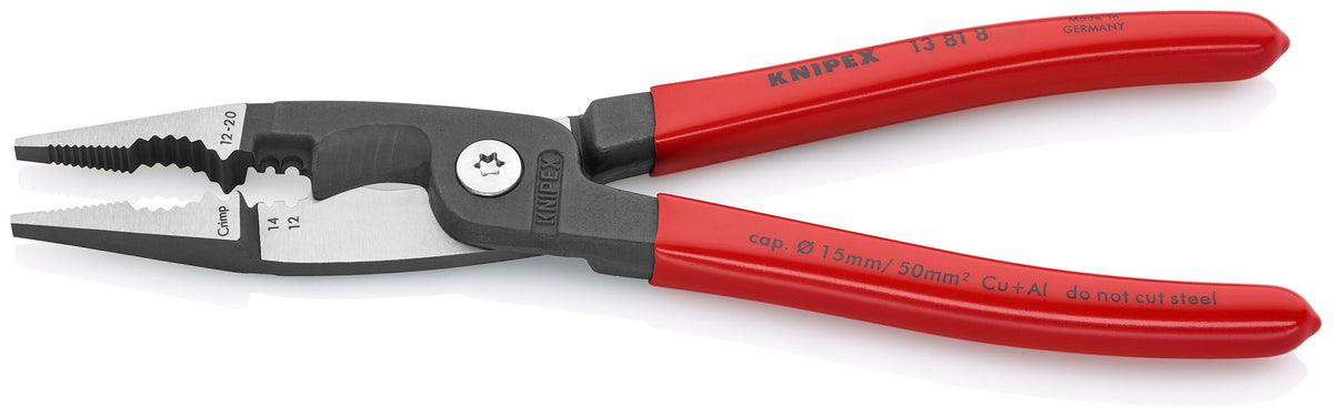 KNIPEX 2-Pack Lineman’s Plier Set with Soft Case