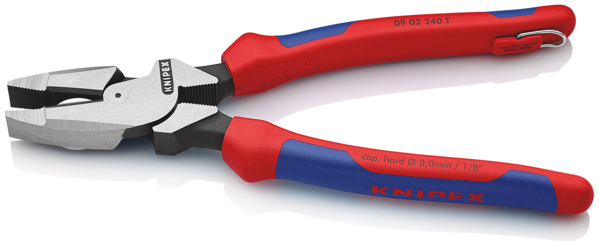 KNIPEX 9.5-in Lineman Cutting Pliers with Tether Attachment
