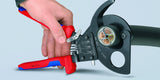 KNIPEX Ratchet Cable Cutting Pliers, 11 in