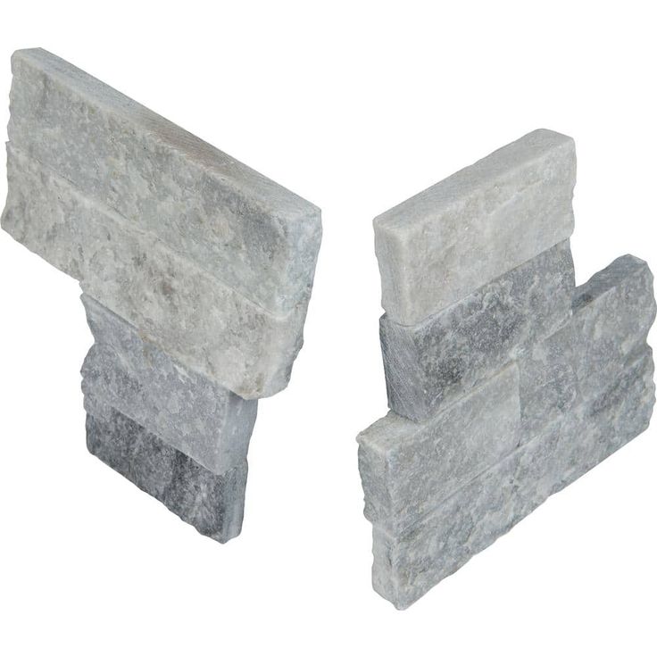 MSI Alaska Gray Ledger Corner 6 in. x 6 in. x 6 in. Natural Marble Wall Tile (2.5 sq. ft. / case)