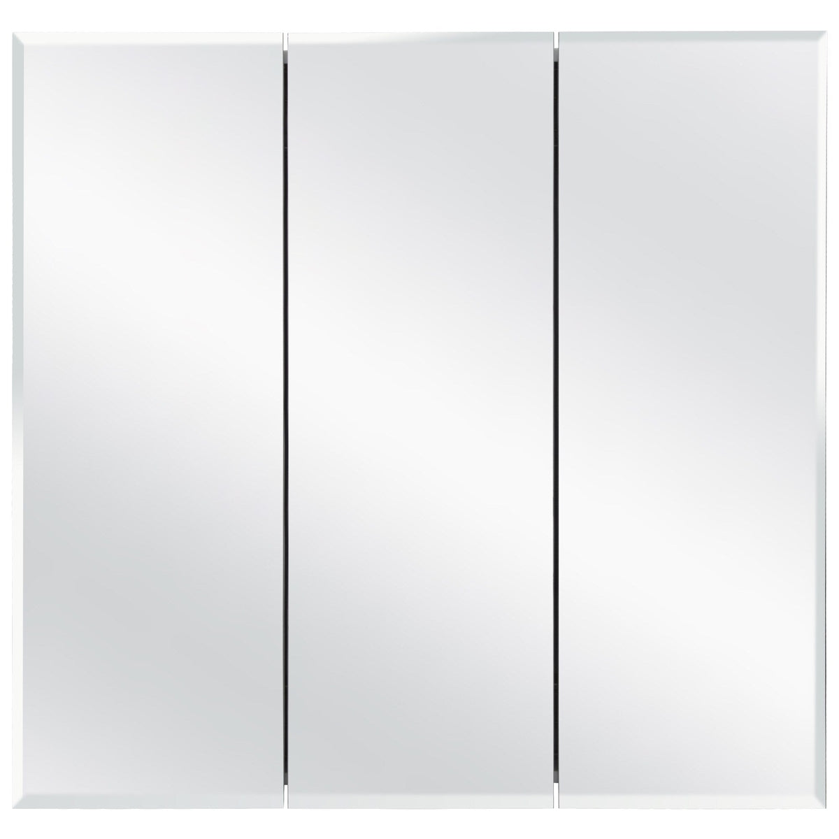 Design House Cyprus 25.1-in x 24.5-in Surface/Recessed Mount Clear Mirrored Medicine Cabinet