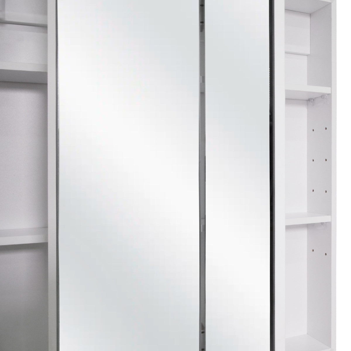 Design House Cyprus 25.1-in x 24.5-in Surface/Recessed Mount Clear Mirrored Medicine Cabinet