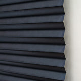 Achim Cordless 1-2-3 Shade, 48 in W x 75 in L, Black Room Darkening Cordless Pleated Temporary Shade