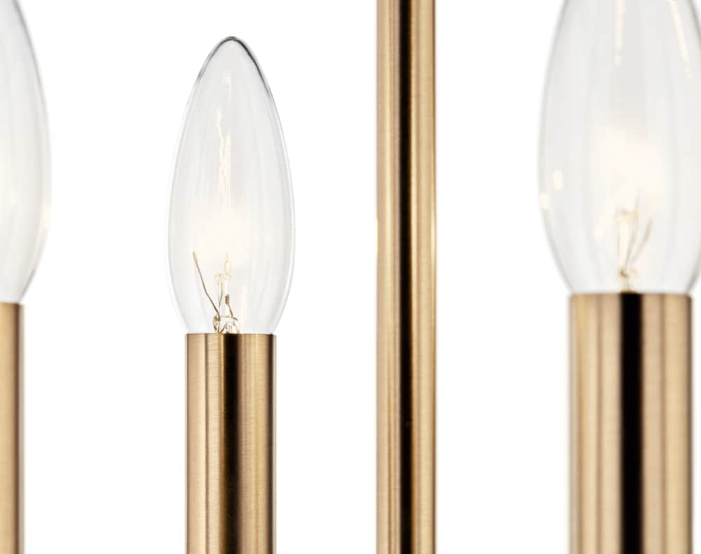 Kichler Delvin 4-Light Champagne Bronze with Black Traditional Clear Glass Lantern Led, Medium Hanging Pendant Light