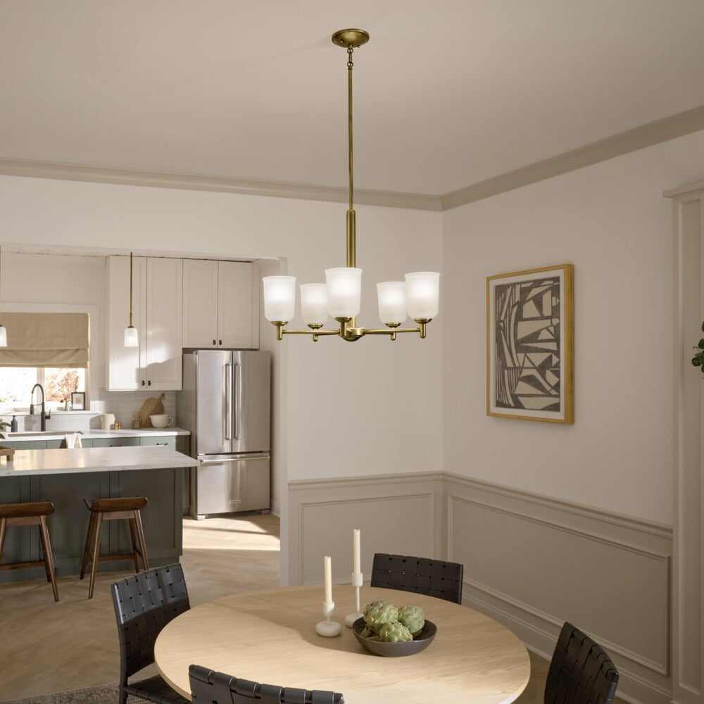 Kichler Shailene 5-Light Gold Traditional Chandelier