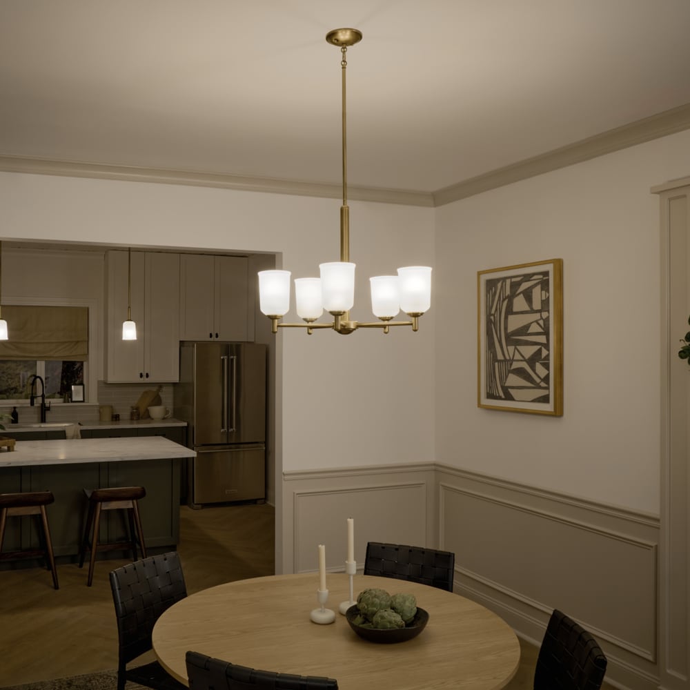 Kichler Shailene 5-Light Gold Traditional Chandelier