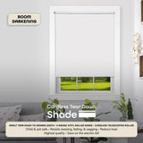 Achim Tear Down Room Darkening Shade, 73-in W x 72-in L, White Cordless Vinyl Roller Shade