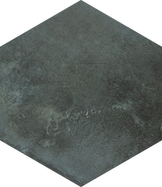 Affinity Tile Industrial Hex Green 9-in x 10-in Multi-finish Porcelain Hexagon Floor and Wall Tile product image