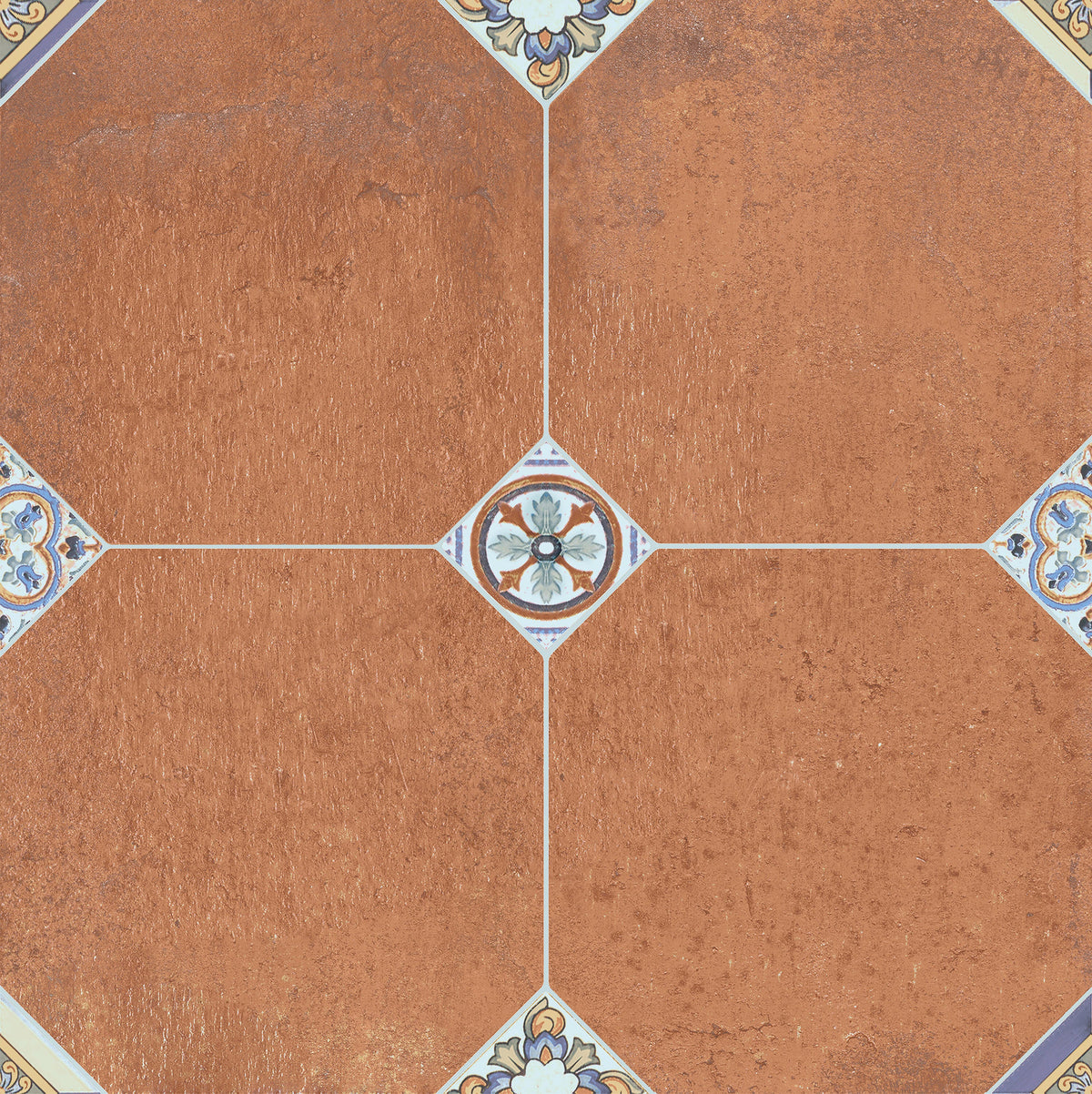 Affinity Tile Manises DAcor Cuero 13-in x 13-in Multi-finish Porcelain Patterned Floor and Wall Tile product image