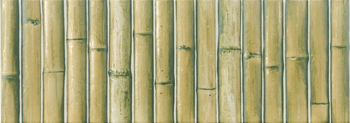 Affinity Tile Bamboo Haven Matcha Green 6-in x 12-in Matte Ceramic Wood look Wall Tile product image