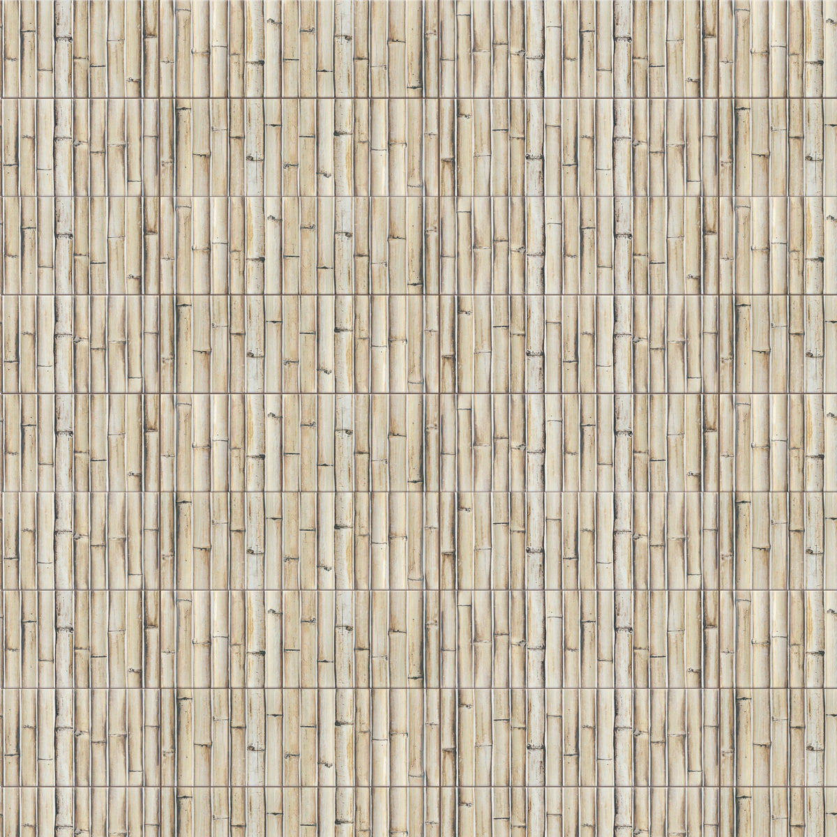 Affinity Tile Bamboo Haven Sandy White 6-in x 12-in Matte Ceramic Wood look Wall Tile product image