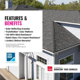 Owens Corning TruDefinition Duration COOL Mountainside Architectural Roof Shingles, Algae-Resistant, 32.8-sq ft per Bundle
