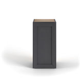 Valleywood Cabinetry 21-in W x 36-in H x 12-in D Ideal Gray Birch Wall Ready To Assemble Plywood Cabinet (Flat Panel Shaker Door Style)