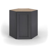Valleywood Cabinetry 27-in W x 42-in H x 27-in D Ideal Gray Birch Diagonal Corner Wall Ready To Assemble Plywood Cabinet (Flat Panel Shaker Style)