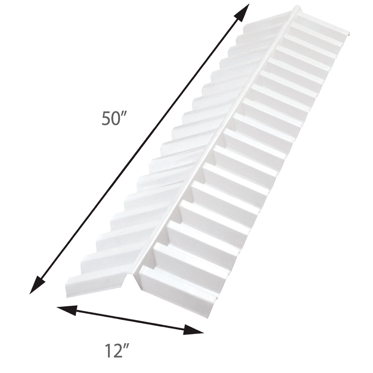 SUNTUF 11.8-in x 50-in Polycarbonate Roof Panel Ridge Cap - Clear