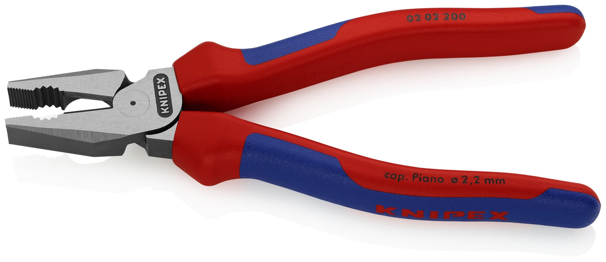 KNIPEX 8.05-in Cutting Pliers, Chrome Vanadium Steel, 02 02 200