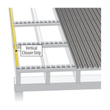 Palram Universal Vertical Closure Plastic Strips, 6-Pack, 24 in Length