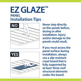 EZ GLAZE 2.24-ft x 8-ft Corrugated Clear Polycarbonate Roof Panel