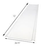 EZ GLAZE 2.24-ft x 12-ft Corrugated Clear Polycarbonate Roof Panel, 5-Pack