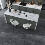 Apollo Tile Splendor Slate Black 24-in x 48-in Matte Porcelain Brick Cement Look Floor and Wall Tile (15.55-sq. ft/ Carton)