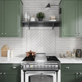 Apollo Tile Silken Ivory White 3-in x 16-in Glossy Ceramic Brick Look Floor and Wall Tile (10.76-sq. ft/ Carton)