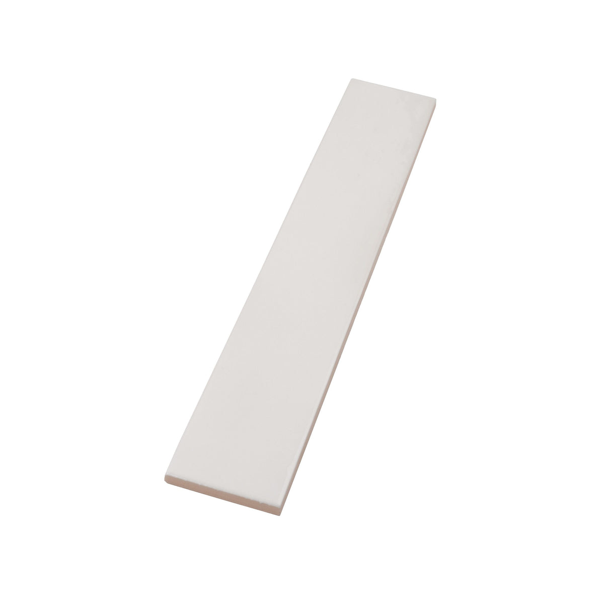 Apollo Tile Silken Ivory White 3-in x 16-in Glossy Ceramic Brick Look Floor and Wall Tile (10.76-sq. ft/ Carton)