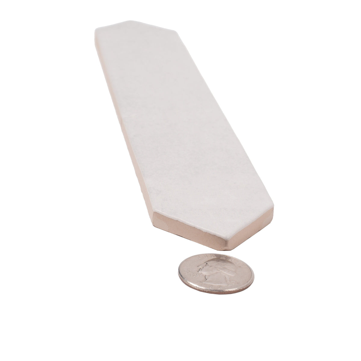 Apollo Tile Festa Pearl White 2-in x 10-in Matte Ceramic Stone Look Floor and Wall Tile (2.37-sq. ft/ Carton)
