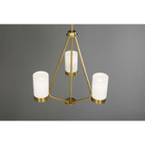 Progress Lighting Elevate 3-Light Brushed Bronze Modern/Contemporary Chandelier