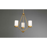 Progress Lighting Elevate 3-Light Brushed Bronze Modern/Contemporary Chandelier