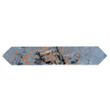 Apollo Tile Festa Blue 2-in x 10-in Glossy Ceramic Stone Look Floor and Wall Tile (2.37-sq. ft/ Carton)