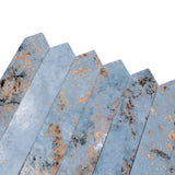 Apollo Tile Festa Blue 2-in x 10-in Glossy Ceramic Stone Look Floor and Wall Tile (2.37-sq. ft/ Carton)