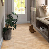 Apollo Tile Bois Maple 24-in x 48-in Matte Porcelain Chevron Wood Look Floor and Wall Tile (15.49-sq. ft/ Carton)
