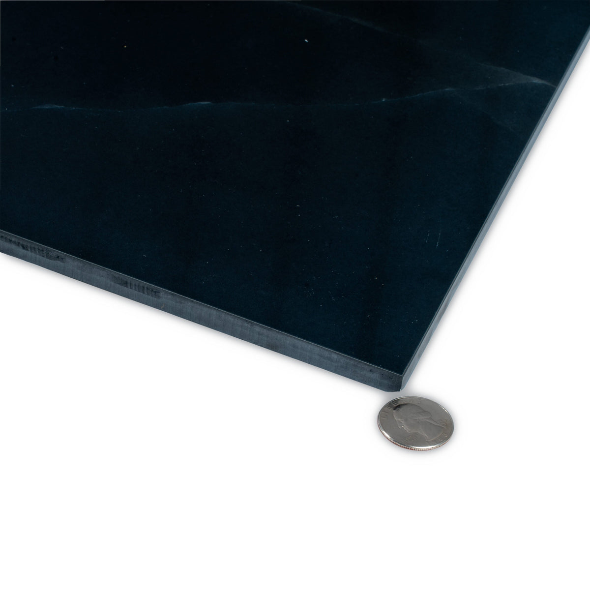 Apollo Tile Splendor Black 24-in x 48-in Lappato Porcelain Brick Marble Look Floor and Wall Tile (15.5-sq. ft/ Carton)