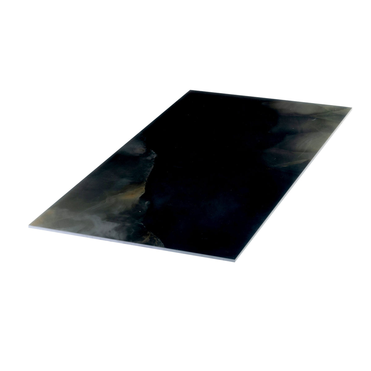 Apollo Tile Splendor Black 24-in x 48-in Lappato Porcelain Brick Marble Look Floor and Wall Tile (15.5-sq. ft/ Carton)