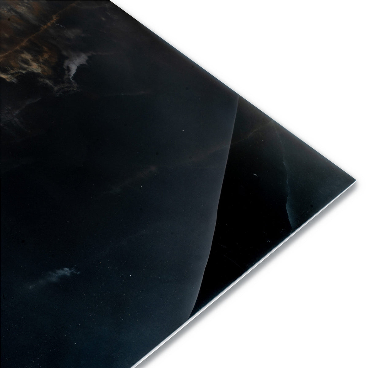 Apollo Tile Splendor Black 24-in x 48-in Lappato Porcelain Brick Marble Look Floor and Wall Tile (15.5-sq. ft/ Carton)