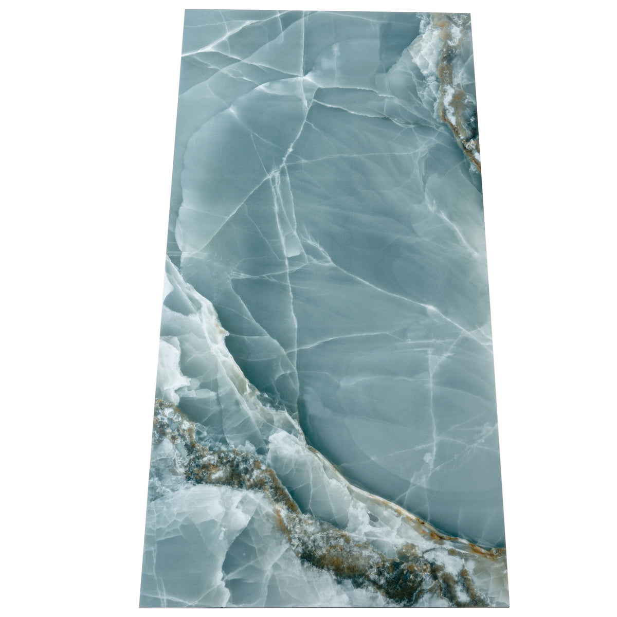 Apollo Tile Splendor Green 24-in x 48-in Lappato Porcelain Brick Marble Look Floor and Wall Tile (15.5-sq. ft/ Carton)