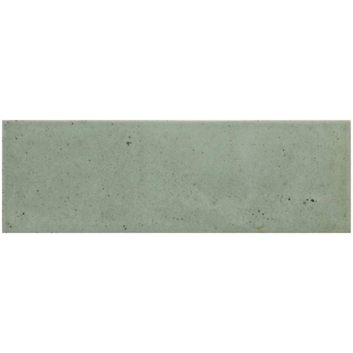 Apollo Tile Antiek Sage Green 3-in x 8-in Glossy Ceramic Brick Look Floor and Wall Tile (5.38-sq. ft/ Carton)