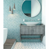 Apollo Tile Siena Pistachio Green 6-in x 6-in Matte Ceramic Stone Look Floor and Wall Tile (5.37-sq. ft/ Carton)