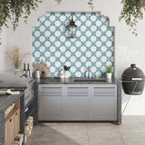 Apollo Tile Siena Pistachio Green 6-in x 6-in Matte Ceramic Stone Look Floor and Wall Tile (5.37-sq. ft/ Carton)