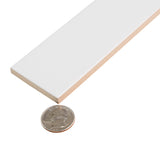 Apollo Tile Arte White 2-in x 8-in Matte Ceramic Brick Look Floor and Wall Tile (5.4-sq. ft/ Carton)