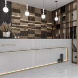 Apollo Tile Cirkel Pearl White 12-in x 12-in Matte Porcelain Penny Round Patterned Floor and Wall Tile (9.87-sq. ft/ Carton)