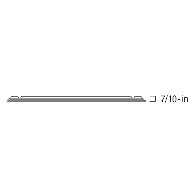 Armstrong Ceilings 2-ft x 2-ft Easy Elegance White PVC Drop Ceiling Tile (1-Pack, 4-sq ft / Case)