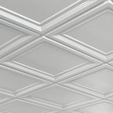 Armstrong Ceilings 2-ft x 2-ft Easy Elegance White PVC Drop Ceiling Tile (1-Pack, 4-sq ft / Case)