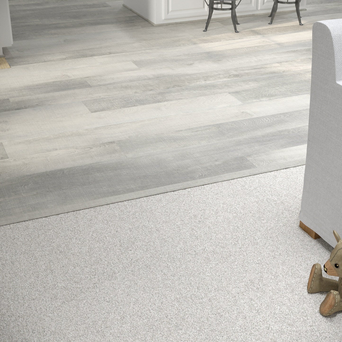CALI Windswell Hickory 1.25-in x 72.83-in Vinyl Floor T-Moulding