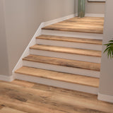 CALI Longboard Vinyl Pro 11.5-in x 48-in North Shore Oak Prefinished Stair Tread