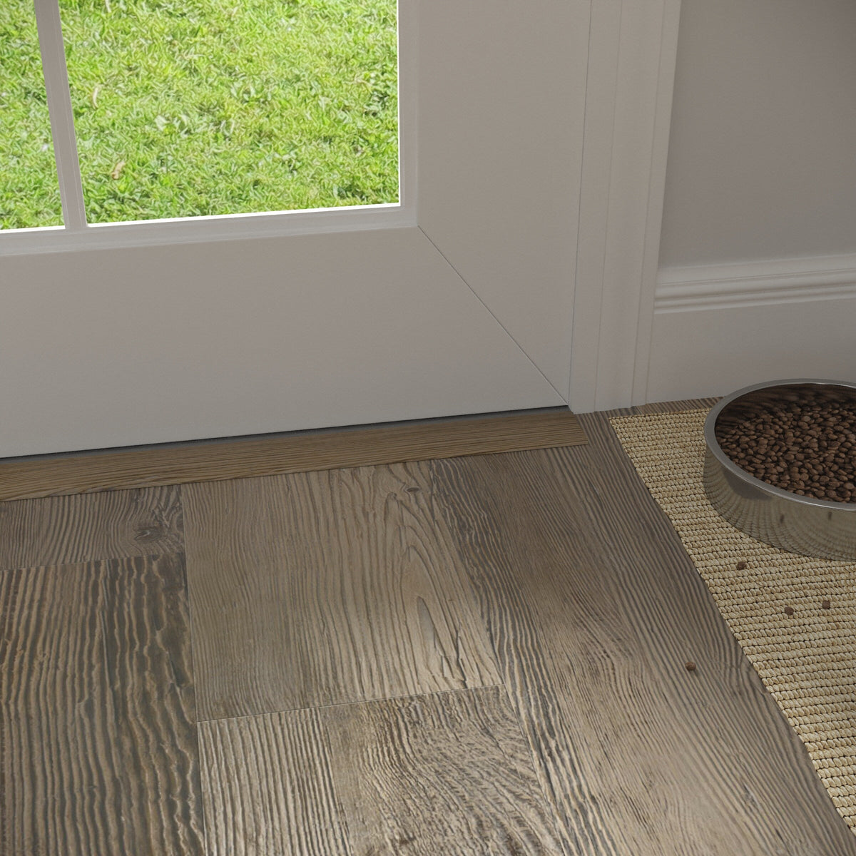 CALI 1.39-in x 72.83-in Point Break Pine Vinyl Floor Threshold